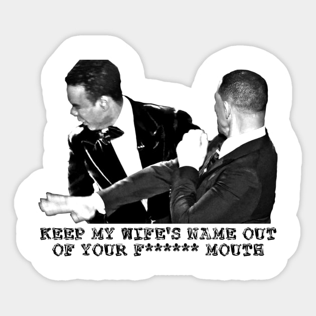 Will Smith Slap Sticker by chris28zero